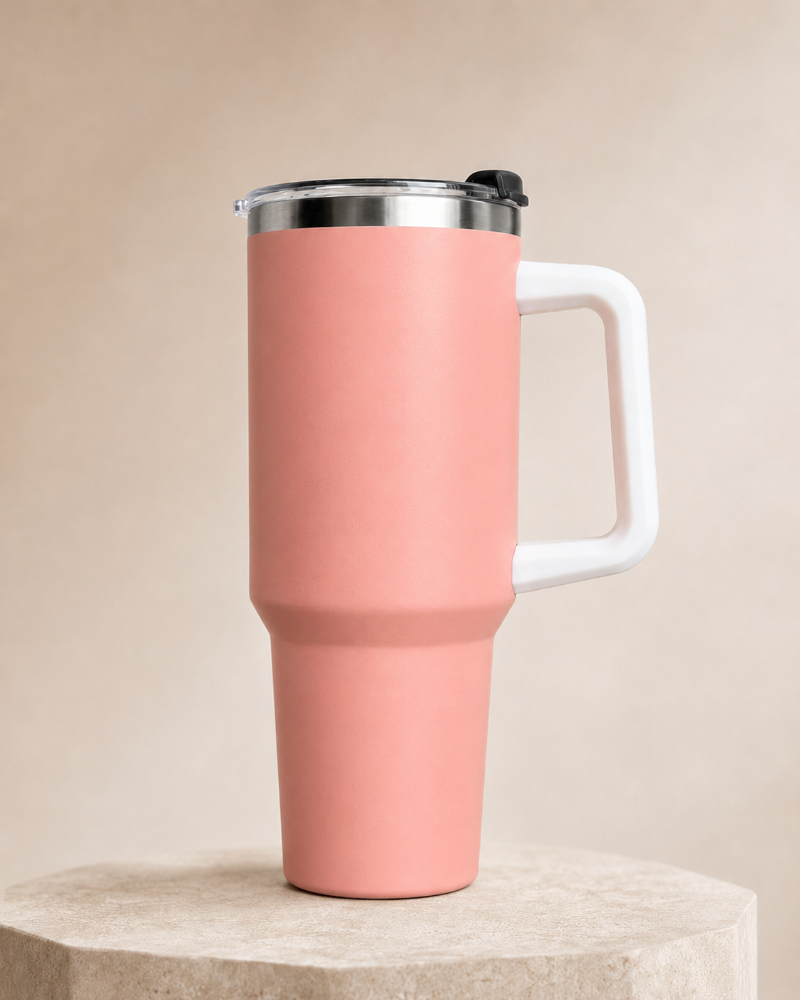 Pink Insulated Travel Tumbler – 1200ml