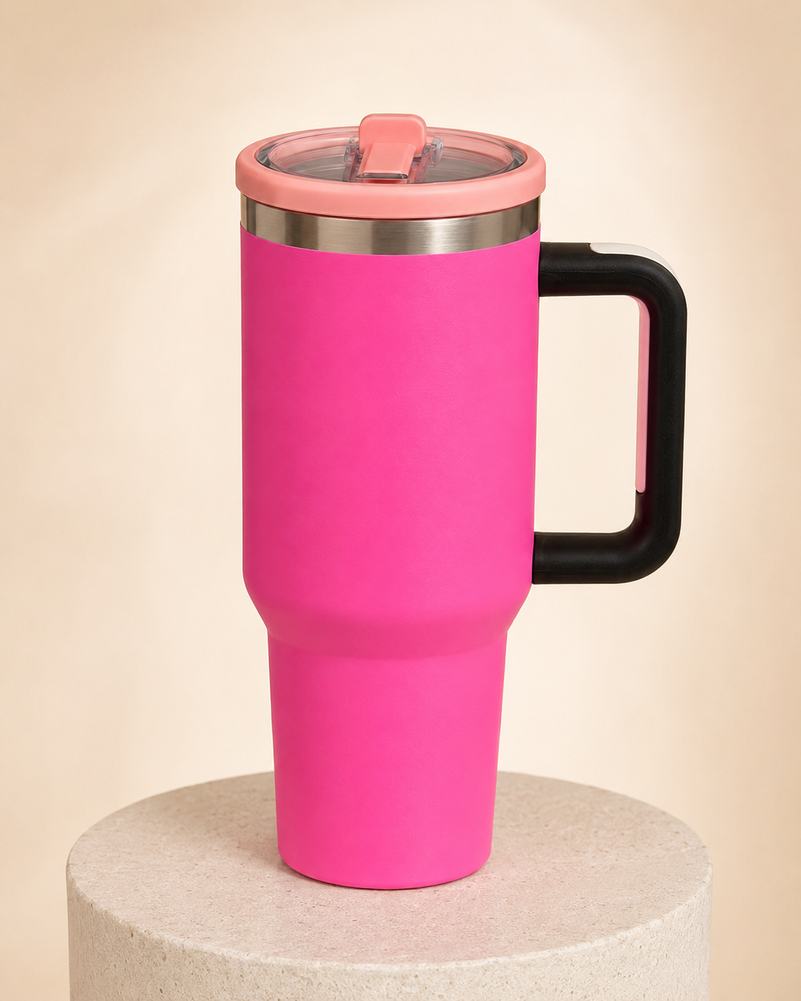 Hot Pink Travel Tumbler(1200ml)