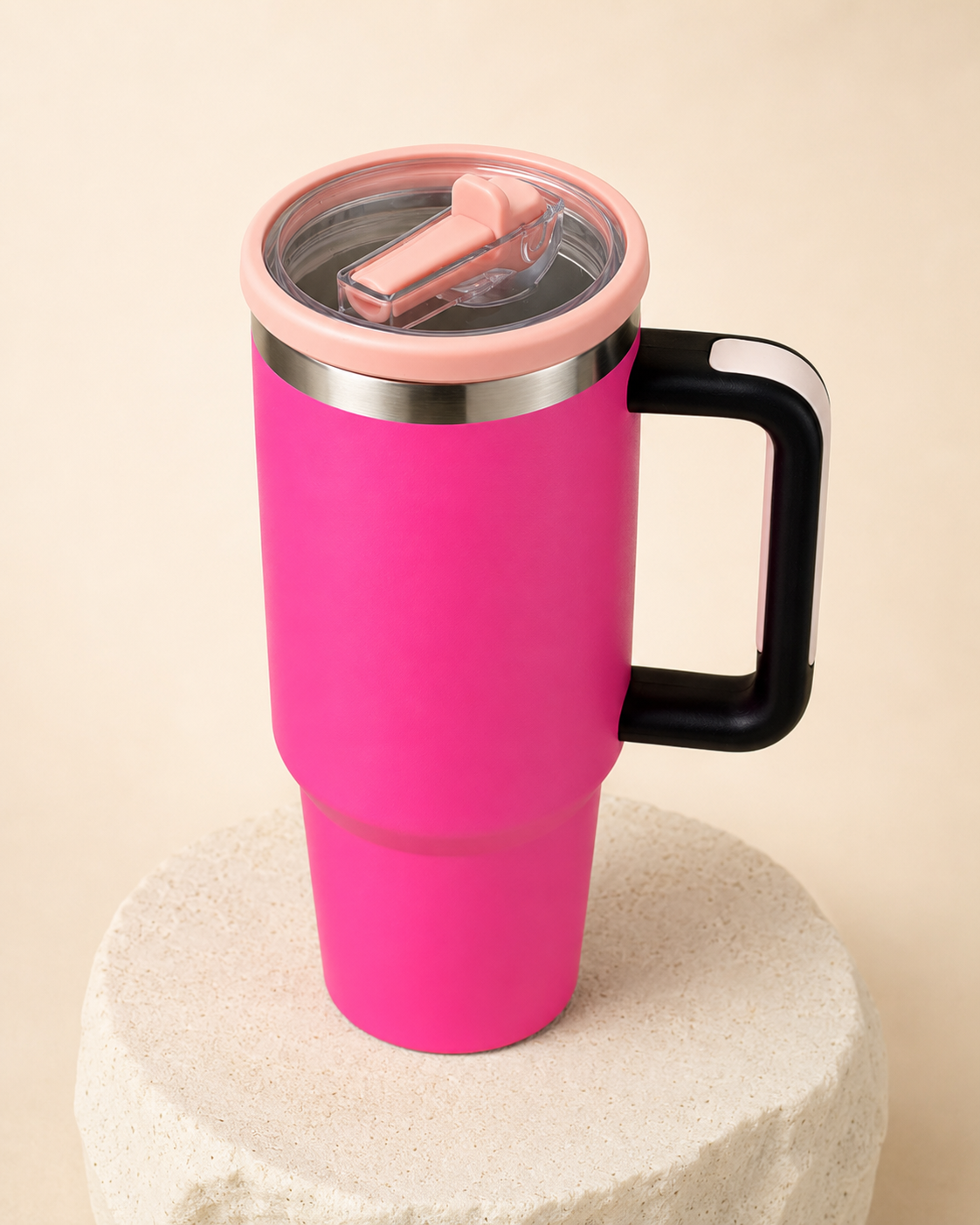 Hot Pink Travel Tumbler(1200ml)