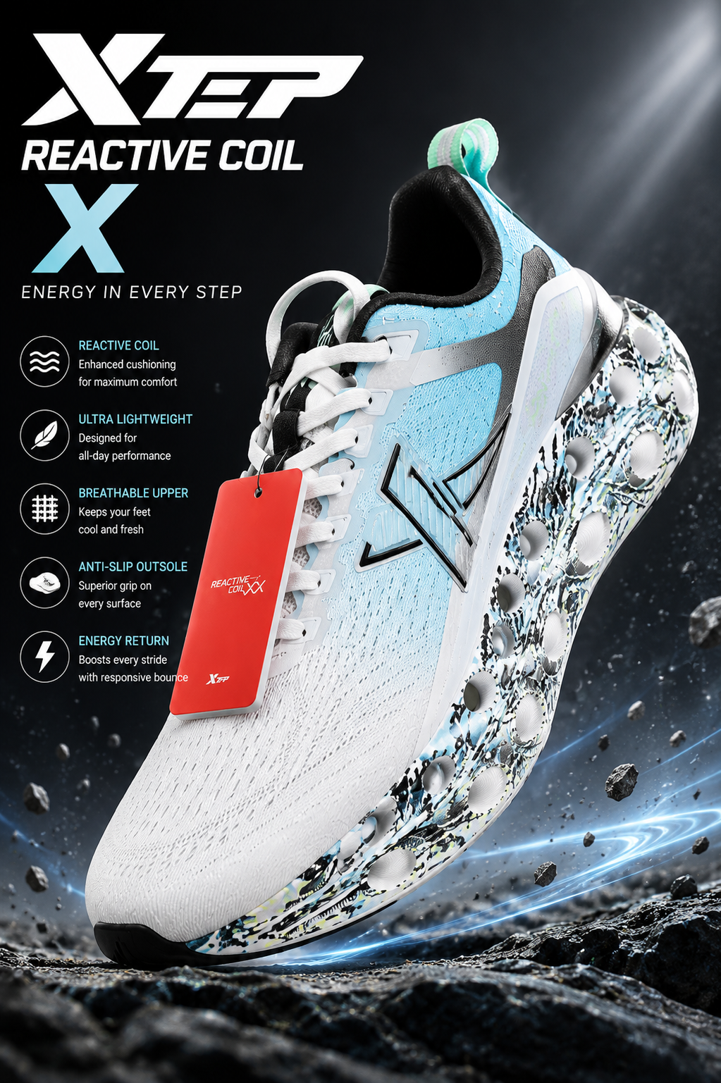 Xtep Reactive Coil X Pro