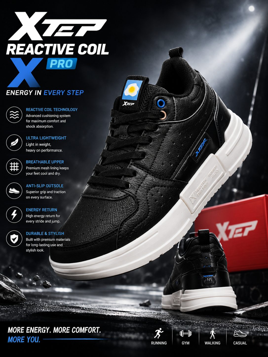 Xtep Reactive Coil X Pro Urban