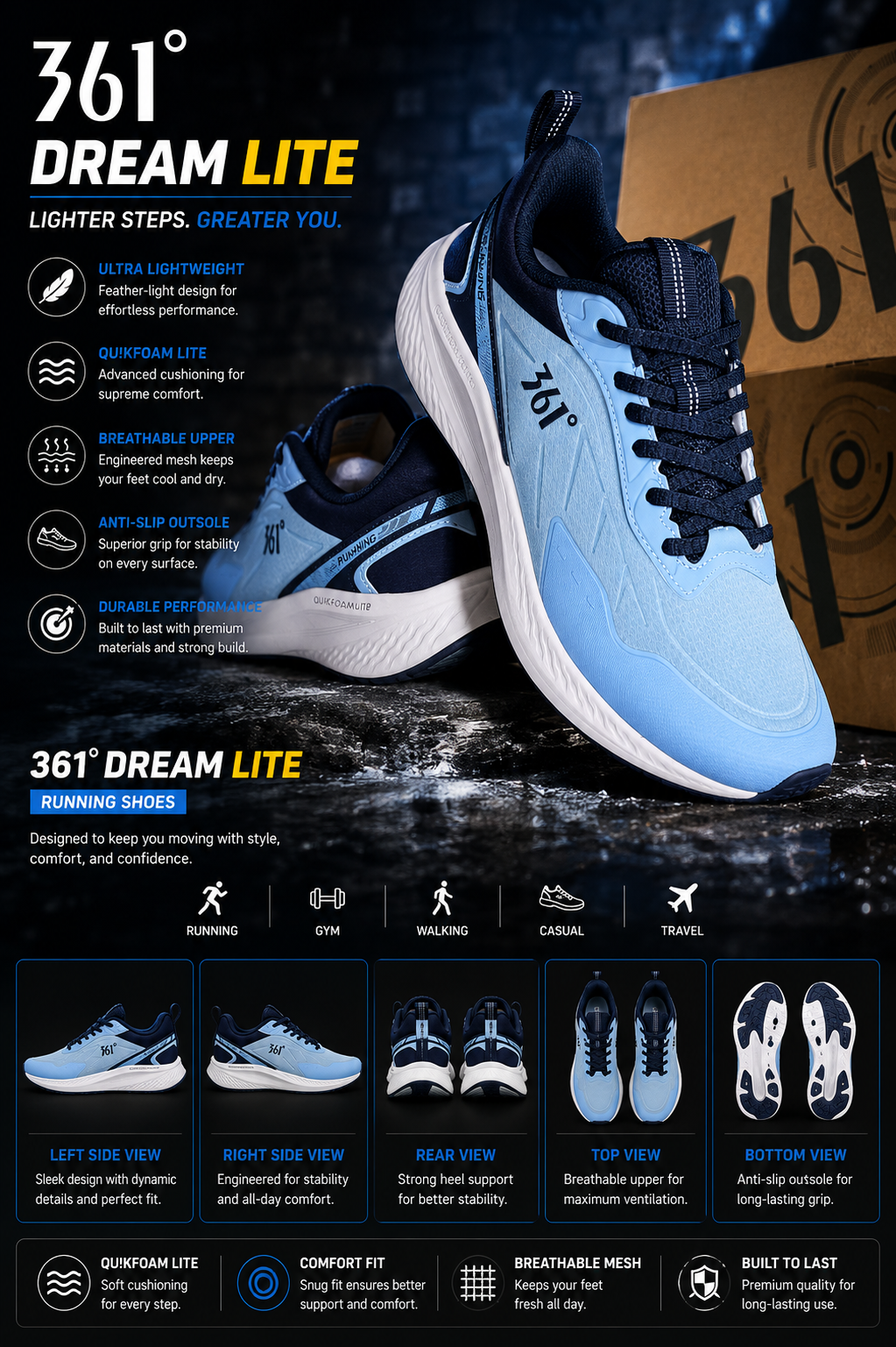 361° Dream Lite Running Shoes