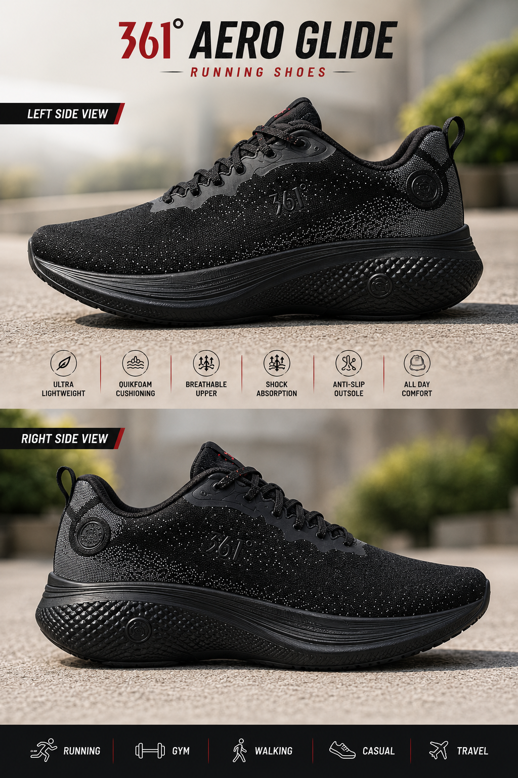 361° Aero Glide Black Edition