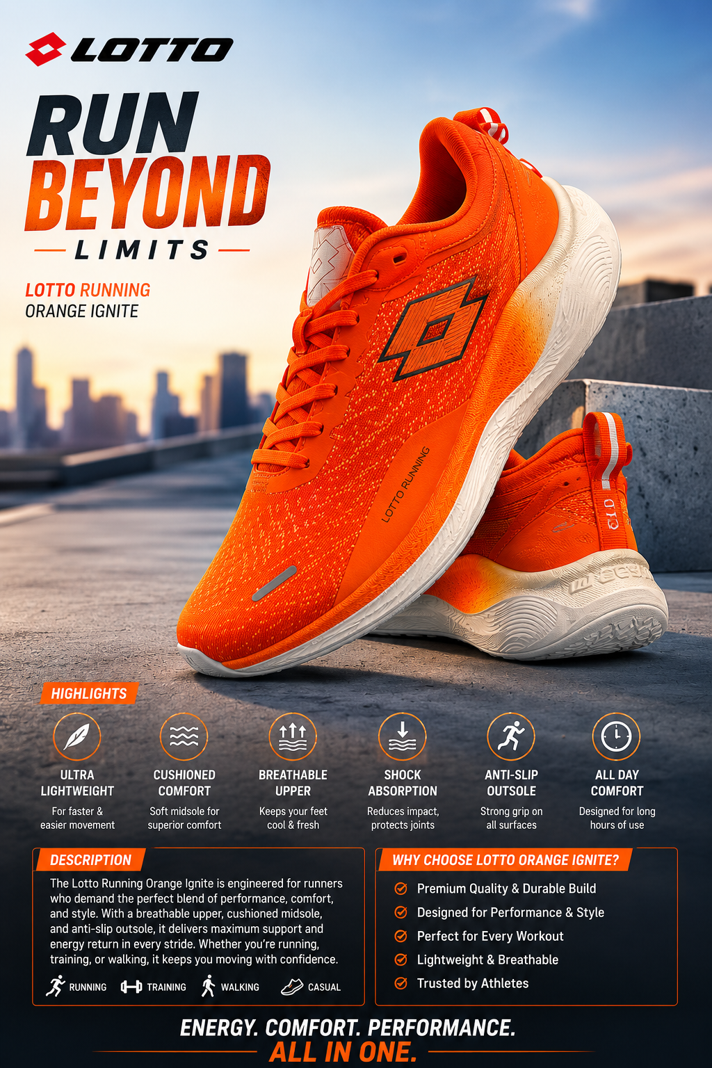 Lotto Blaze Sprint Running Shoes