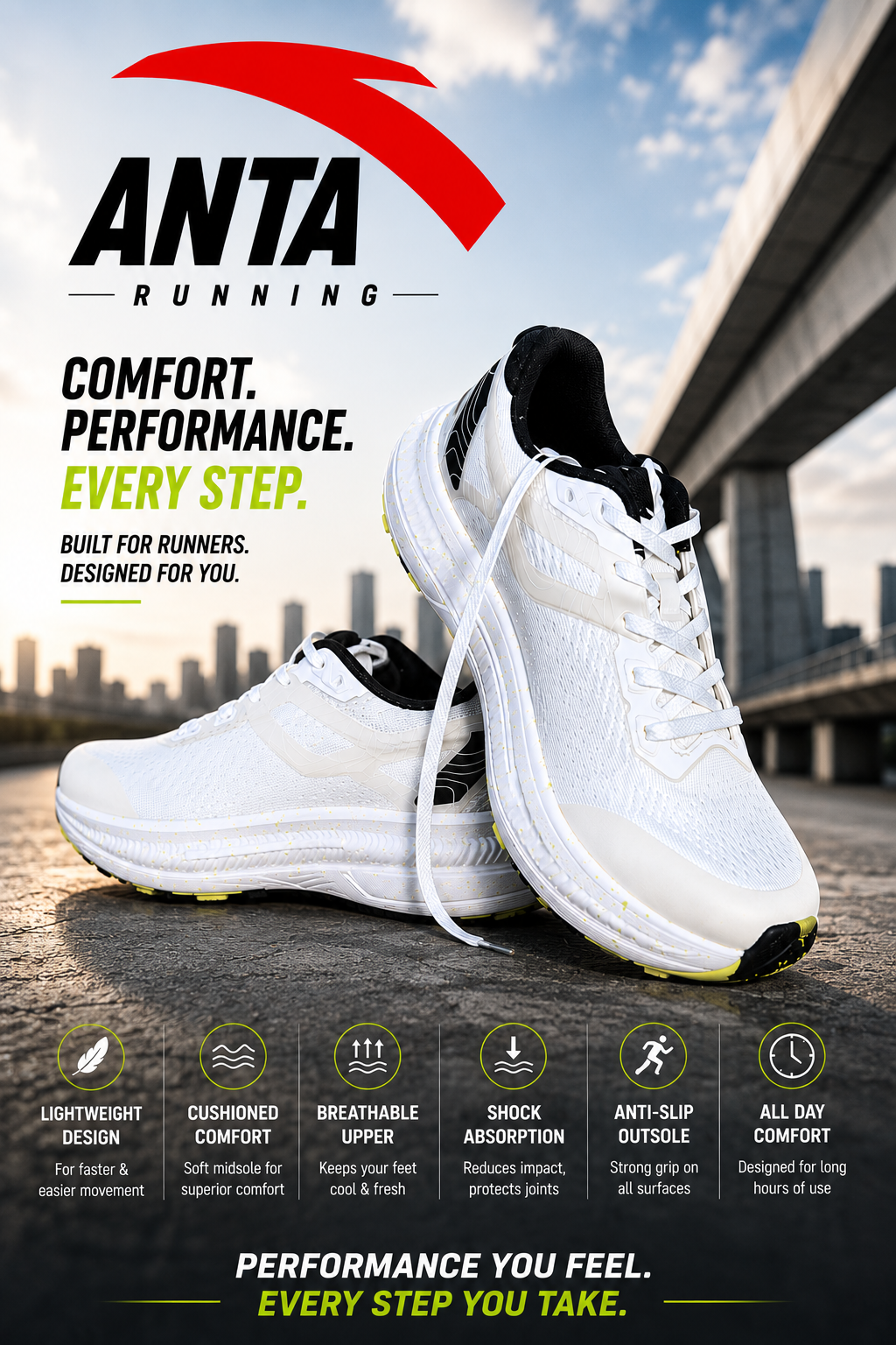 ANTA AeroStride Pro Running Shoes