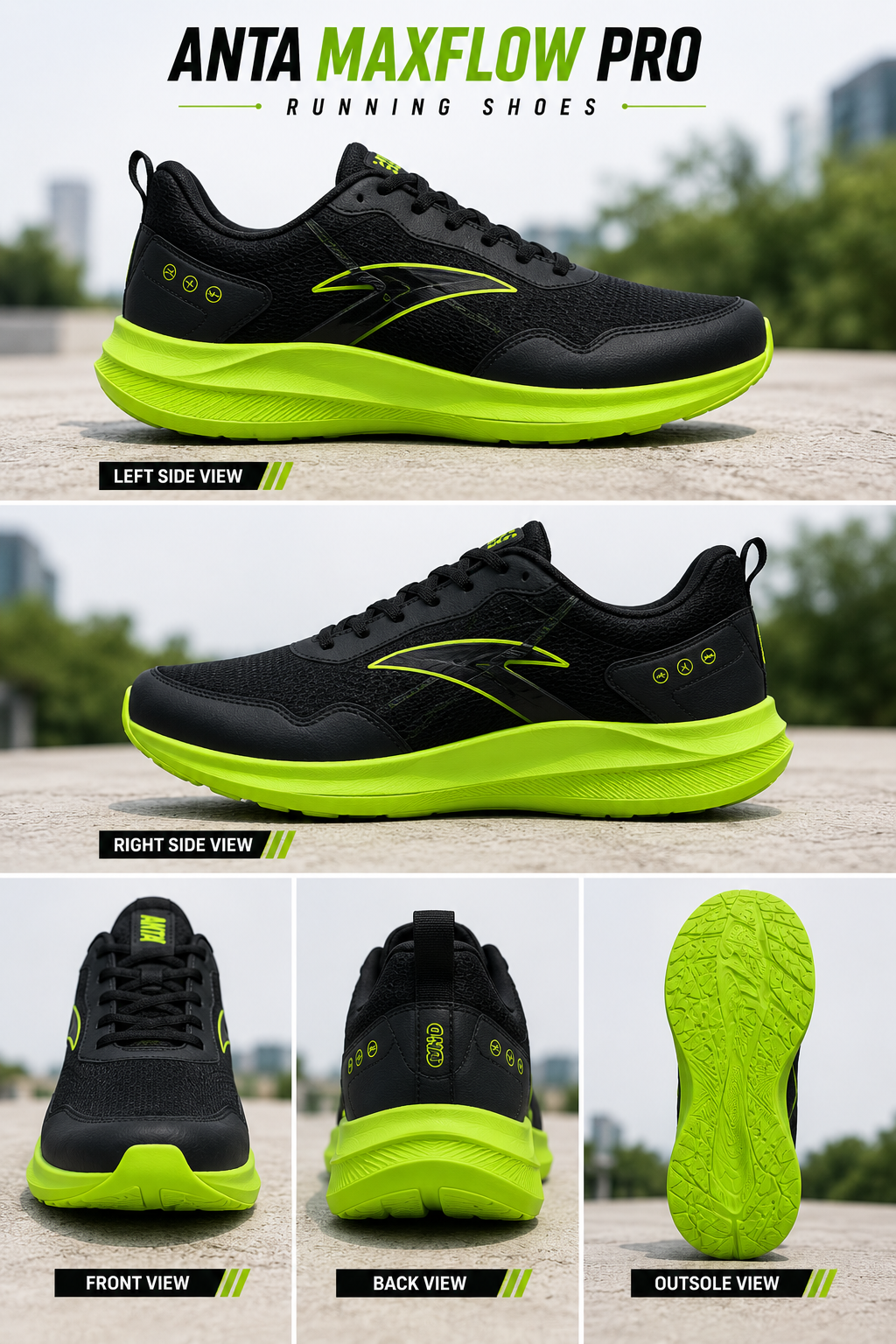 ANTA Neon Glide Running Shoes
