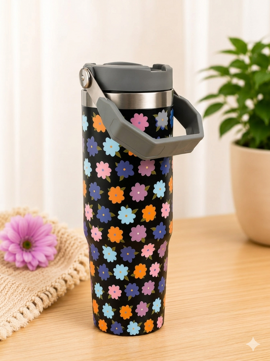 BloomPrint Stainless Steel Travel Mug/Tumbler – 1000ml