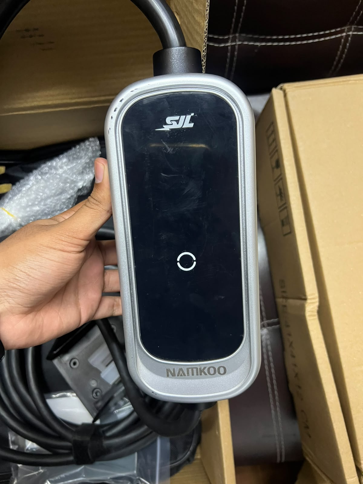 NAIMKOO Tesla Portable EV Charger (2 TO 7 KW Digitally Adustable).