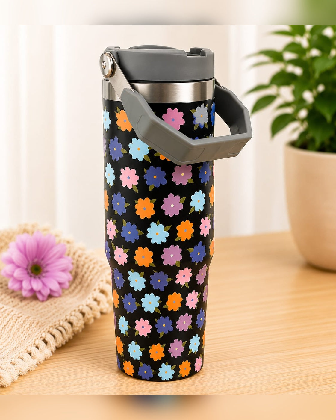 BloomPrint Travel Tumbler – 1000ml