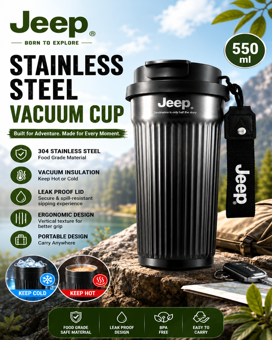 Jeep Insulated Travel Mug – 550ml